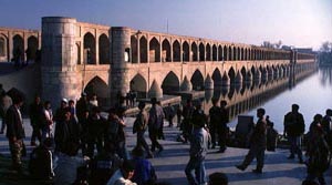 Vorderasien, Iran-Expeditionen - Brücke in Isfahan