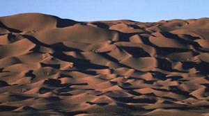 Vorderasien, Iran-Expeditionen - Sanddünen in der Dasht e Lut